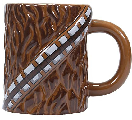 Half Moon Bay MUGDSW01 Taza 3D Chewbacca, Star Wars, 450 milliliters, Cerámica
