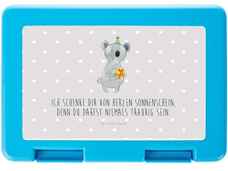Mr. & Mrs. Panda Brotdose Koala Geschenk - Brotzeitbox, Brotbox, Butterbrotdose, Geburtstag, Koalabär, Party, Snackbox, Lunch box