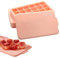 Mini Ice Cube Tray with Lid, Small Ice Cube Moulds, 24hole Silicone Ice Cube Tray for Whiskey,Cocktails, Baby Food,with Non-Spill lids,2 Pack Ice Tray for Freezer (Pink)