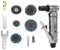 Smerigliatrice pneumatica da 90 gradi 1/4 `` Smerigliatrice pneumatica MBSP Smerigliatrice angolare Levigatrice per lucidatura Compressore d'aria professionale Smerigliatrice con disco da 2 pollici