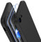 Losvick - Custodia per iPhone SE 2020, iPhone 7, iPhone 8, 2 pellicole proteggi schermo in silicone morbido, rivestimento in microfibra antigraffio per iPhone SE2022/ 2020/7/8, colore: Nero