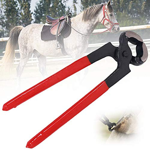 ZH-VBC Hufzange für Pferde, Hufmesser für Pferde Profi, Pferd Nagel-Reinigungswerkzeug, Schuhnagel Werkzeug Hufschuh Werkzeug Hufeisen-Nagelwerkzeug für Pferd Esel