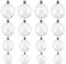 Toddmomy 18Pcs Christmas Ball Ornaments Clear Iridescent Christmas Tree Baubles Shatterproof Tree Balls for DIY Xmas Party Birthday Wedding Decor (transparent)