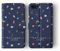 Tirita Personalised Wallet Phone Case iPhone 11 With Card Holder – Leather Flip Case or Cover With Custom Name – Cute Personalised Gift for Women [20. Blue Floral Small Flowers]