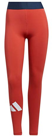 adidas Damen ADILIFE TECH-FIT AEROREADY Tights rot M