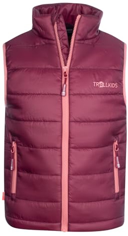 Trollkids Kids Trondheim Vest 164, tea rose
