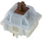 Gateron Switches Teclado mecánico marrón lechoso amarillo 5 pines para todos los teclados mecánicos MX (108 piezas, marrón)