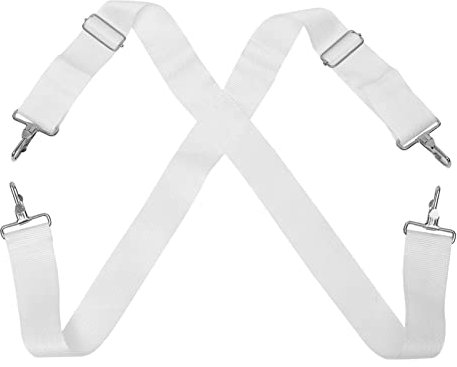 Snaredrum-gurte Marschieren Bass Trommel Schulter Bass Trommel Schulter Strap Sling Trommelgurt Trommel Sling Strap Gürtel Marsch-snare-drum-gurt Nylon Schlinge Weiß Große Trommel
