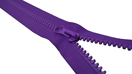 Reißverschluss Kunststoff 25 cm 7# Lila
