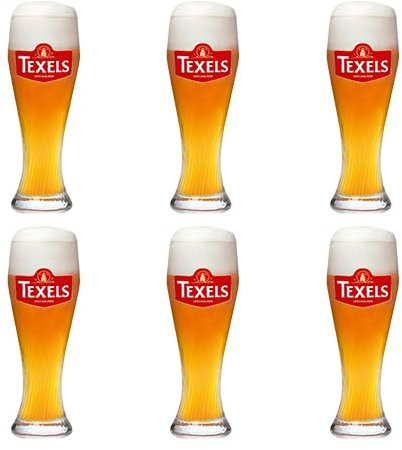 Texels - Skuumkoppe Bierglas 500ml - 6 Stück