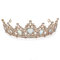 hengkaixuan Borealis Aurora Stein Krone Gold Metall Tiara Braut Hochzeit Kristall Tiara Frauen Krone