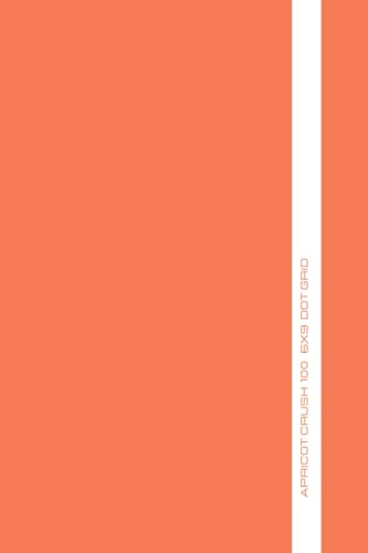 Apricot Crush Notebook / Pantone Color of the Year 2024/ 100 pages dot grid 6 x 9 A5