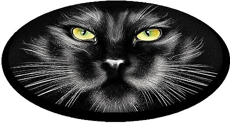 Arco Design UFO Sitzkissen Dekoratives Stuhlkissen aus wasserfestem Codura-Gewebe Ø 35 cm Rund Sitzauflage (Nero)