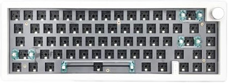 CENMOO Mechanical Keyboard Kit, GMk67 Keyboard, Brown Switches Computer Keyboard, RGB Backlit Mechanical Keyboard, 67 Keys Game Keyboard with Multimedia Knob, Quiet Computer Keyboard for Game Room