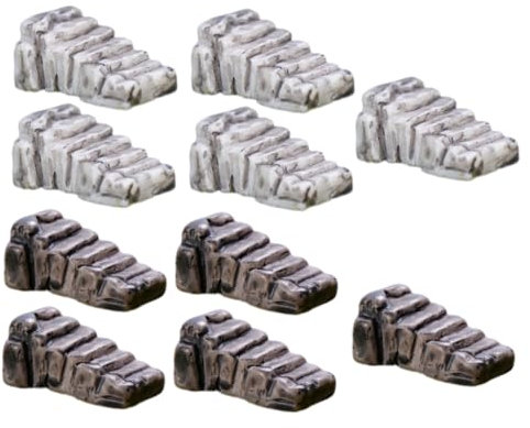 Sosoport 24pièces Figurines Résine Miniatures pour Jardins Et Aquariums Décorations De pour Paysages Et Accessoires De Jardinage