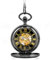 LVUNZJCA Herren-Taschenuhr Unisex Klassische antike mechanische Taschen-Uhr mit Kette Flip Auf Kette mechanischer Taschen-Uhr für Geburtstag