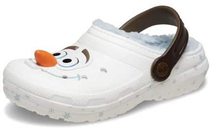 Crocs Unisexe Enfant Frozen Olaf Lined Classic Clog K Sabots, Multi, 29/30 EU