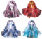 HTTDSLF 4 Stück Schal, Schal Damen, Schals & Tücher für Damen, Damen Schal, Chiffon Schal, Dünne Schals Damen, Halstuch Damen, Tuch Geschenk Frauen, 150 * 50 cm