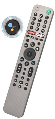 RMF-TX600U Voice Remote Compatible with Sony TV, Replacement for Sony Remote/Sony Bravia TV Voice Remote, RMF-TX600U Voice Remote Control for Sony Smart TV XBR/KD/XR Series X75CH X750H A9S