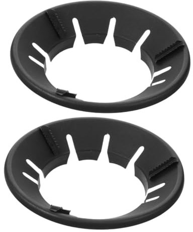 Toddmomy 2pcs Gas Stove Windproof Wok Stand Professional Stove Accessory for Induction Hob Protector