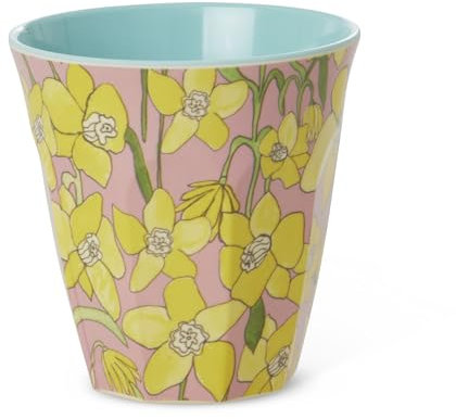 Rice Melamine Mug Flowers Daffodils Print Medium
