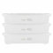 simpa 45 Litre 45L Stackable Underbed Plastic Storage Box with Clear Lid - 19cm (H) x 80cm (L) x 40cm (W) - Set of 3