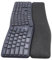 Jectse Teclado Ergonómico Inalámbrico, Teclado Dividido, Reposo en la Muñeca, Tipificación, Tela, Bluetooth y Conectividad USB, Negro