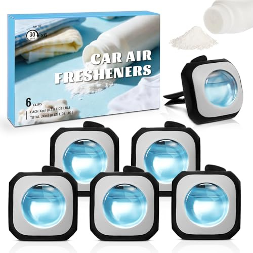 SCENTORINI Parfum Voiture, Diffuseur de Voiture | Parfum de Talc, Avec Clip d'Aération, Désodorisants Pour Auto, Parfum pour L'Intérieur, Elimine les Odeurs