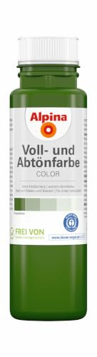 Alpina COLOR Voll- und Abtönfarbe Jungle Green, 0,25 L – Wand- & Abtönfarbe für innen & außen