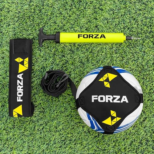 FORZA Solo Football Kick (Weiß & Blau, 5, mit Pumpe)