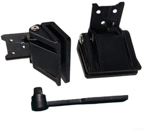 Turntable Dust Cover Hinge Kit for Sony PS-11 PS-22 & P-200 - Duty Replacement Parts with Cleaning Brush for Record Player Lid Repair