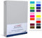 Camry Spannbettlaken 140x200cm - 160x200cm Silber Baumwolle Bettlaken Jersey Spannbetttuch Oeko-Tex 100