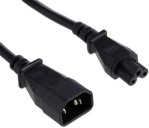 Pro Elec PE01107 Netzkabel IEC C5 auf IEC C14, 1 m