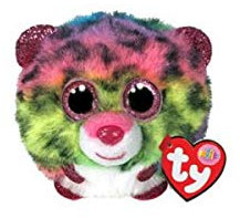 Ty 42519 Puffies mit Leopardenmuster Dotty, Leopard plüsch, Mehrfarbig, 10cm