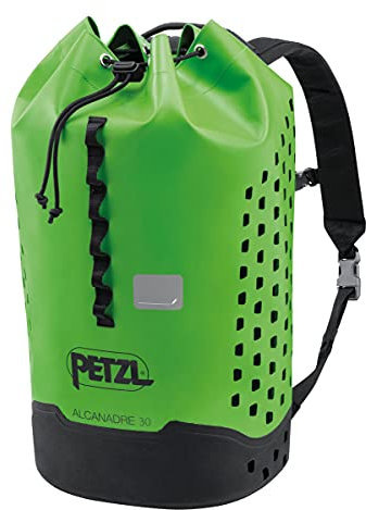 Petzl, Alcanadre Club 30, Bolso, Verde/Negro, 30 L, Unisex-Adulto
