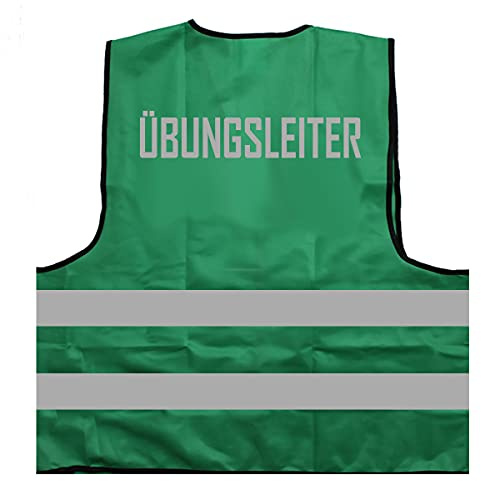 ÜBUNGSLEITER Warnweste BZW. Signalweste mit reflektierendem Aufdruck ID: 629