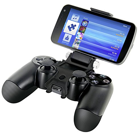 Nyko - Clip de fixation pour smartphone Smart Clip Plus pour PlayStation 4 | Support de smartphone DUALSENSE | Angle de vision entièrement réglable | Support de jeu pour smartphone | iPhone/iOS