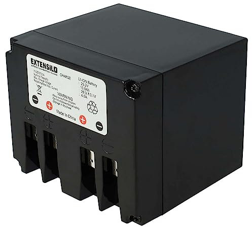 EXTENSILO Akku kompatibel mit Ambrogio L200 Basic, L200 Carbone, L200 Deluxe Rasenroboter Rasenmäher (10500mAh, 25,2V, Li-Ion)