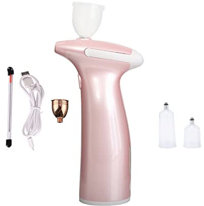 LIJBN Máquina de Pintura en Aerosol h con Bomba de compresor Cepillo de Aire Potente portátil eléctrico Mini Belleza 0.3MM Boquilla Modelo de Cuerpo Pintura Suministros de Bronceado (Col