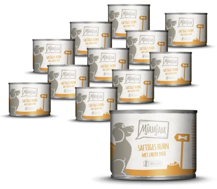 MjAMjAM - saftiges Huhn mit zarter Ente an Möhrchen und gekochter Hirse 12 x 200 g