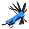 MILLION SOURCE Coltello multiuso portatile 15 in 1 con forbici, cavatappi per vino, cacciavite per esterno/pesca/casa blu