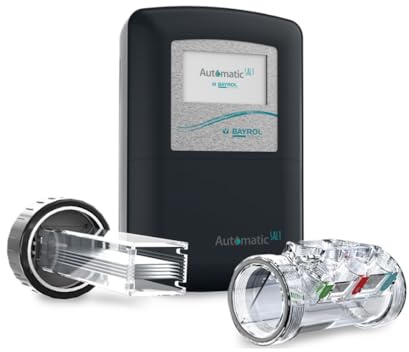BAYROL Technik I Automatic Salt AS7 - Vollautomatisches Salzelektrolyse-System I arbeitet ab 1,5 g/l Salz I inkl. Fernzugriff I bis 140 m³