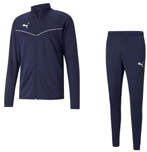 PUMA Trainingsanzug | Sportanzug für Herren | Männer aus DRYCELL Material für dein Training, Größe:L, Farbe:Dunkelblau