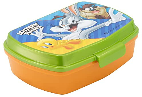Fiambrera rectangular para el almuerzo infantil de Looney Tunes
