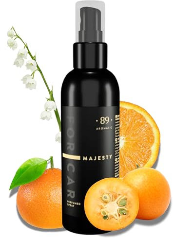 Auto-Duftspray & Geruchskiller – Orangenduft 100ml, Rauchgeruchsentferner, Lufterfrischer für den Innenraum, zuverlässig und langanhaltend, entfernt unangenehme Gerüche