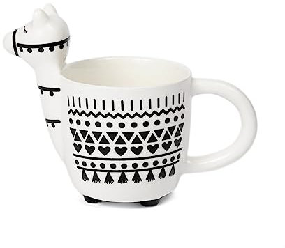 LLOTSA LLAMAS 3D-förmige Lama Tier Kaffee Farbwechsel Tasse ist perfekt für Lama- oder Alpaka-Liebhaber 300 ml lustige Neuheit Artikel