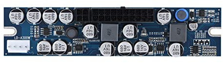 Pico PSU 300W 16 × 8 × 4 Pc PSU DC 12V Entrada 300W Módulo de Fuente de Alimentación de Computadora con Cable Auxiliar de Conexión de 24 Pines