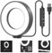 ZENIKO CR5 Video Conference Lighting Kit, 5 Ring Light Clip on Laptop Monitor, Desk Light with Stand Tripod, Bi-Color CRI >95 for Webcam Lighting, Zoom Lighting, Broadcasting, Live Streaming