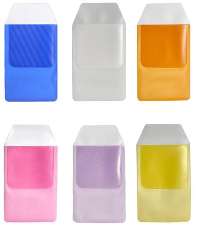 ZKHSEOU 6er-Pack Krankenschwester-Taschenstifthalter, Krankenschwester-Taschenstifthalter, PVC-Stifthalter, Hemdtaschen-Stifthalter, auslaufsicher, geeignet für Schule, Krankenhaus, Büro