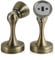 HOMOTEK 2 Pack Magnetic Door Stopper, Heavy Duty Zinc & Rubber Tip Magnetic Door Catch, Door Holder, Wall Protector (Antique Brass)